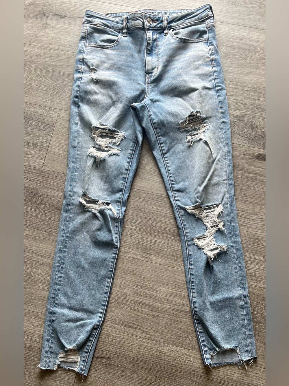 American Eagle Women’s Next Level Stretch Super High Rise Jegging Skinny Jeans